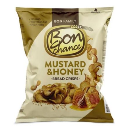 Bread Crisps Μουστάρδα & Mέλι Bon Chance 120gr