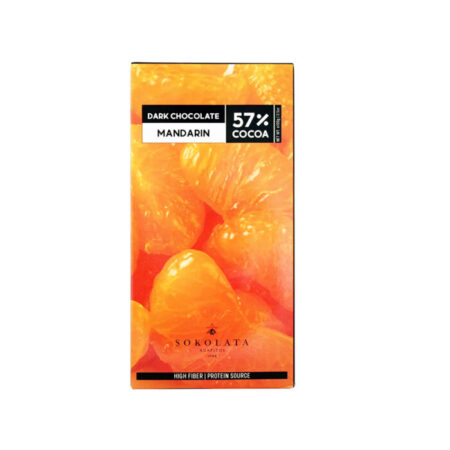 Σοκολάτα 75% κακάο με Μανταρίνι "Αγαπητός" 100gr