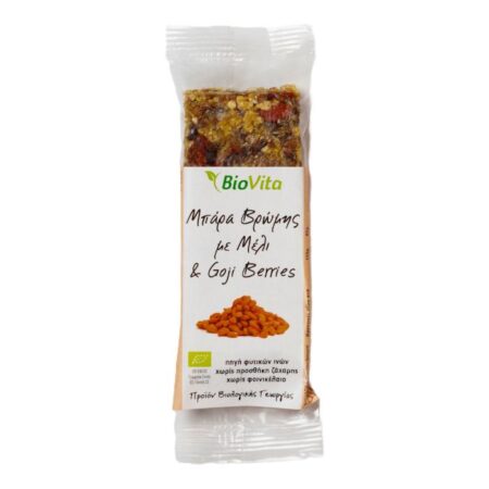 Μπάρα Βρώμης με Μέλι & Goji Berries BioVita 60gr