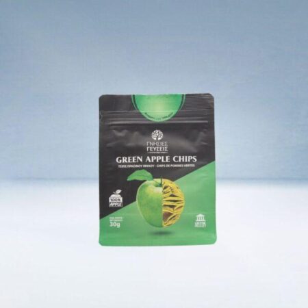 Chips Πράσινου Μήλου Γνήσιες Γεύσεις 30gr