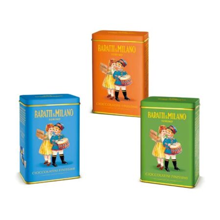 Πραλίνες Γεμιστές σε Μεταλλικό Κουτί Baratti & Milano 50gr