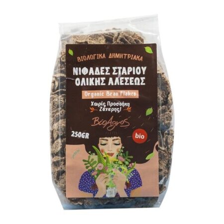 Bio Νιφάδες Σταριού Ολικής Άλεσης BioAgros 250gr