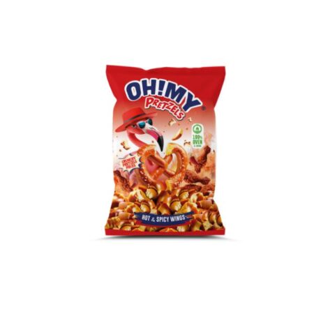 Oh My Pretzels Hot and Spicy Wings 65gr