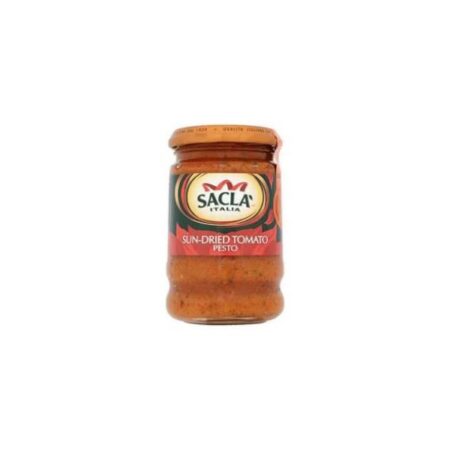 Pesto Βασιλικού με Λιαστή Ντομάτα Sacla 190gr