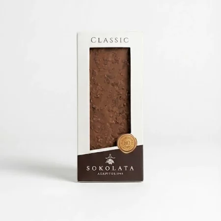 Κλασική Σοκολάτα Γάλακτος με Νιφάδες Σοκολάτας Αγαπητός 100gr