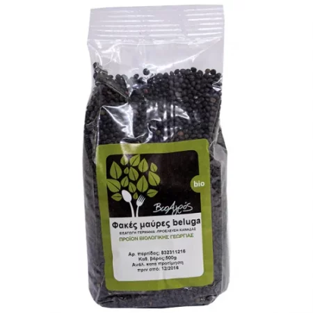 Φακές Μαύρες Beluga ΒioAgros 500gr